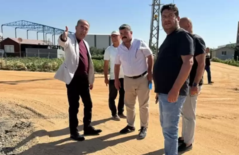 Başkan Yapar, Güzelburç Mahallesi’ndeki Yol çalışmalarını Inceledi