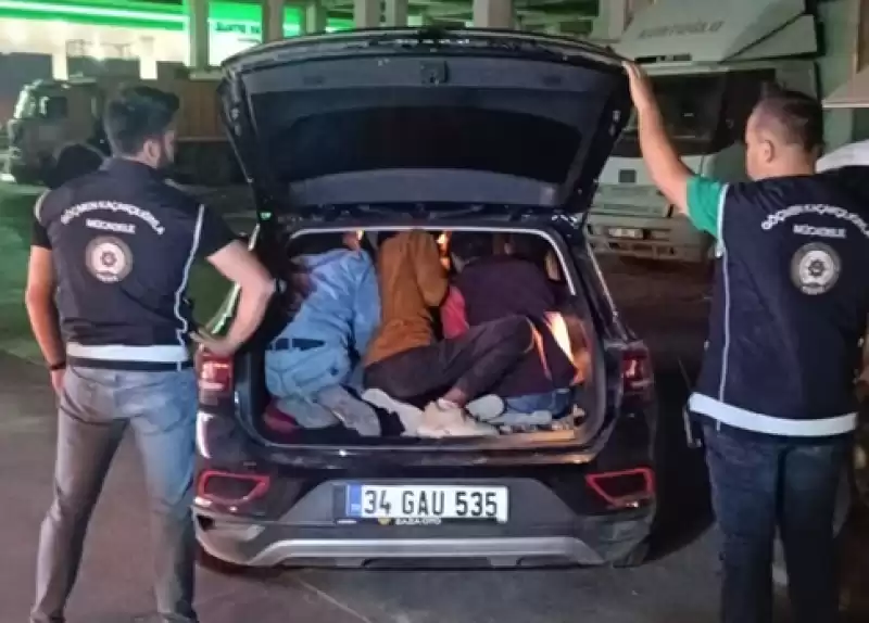 Bagajdan Bile Kaçak Göçmen çıktı!
