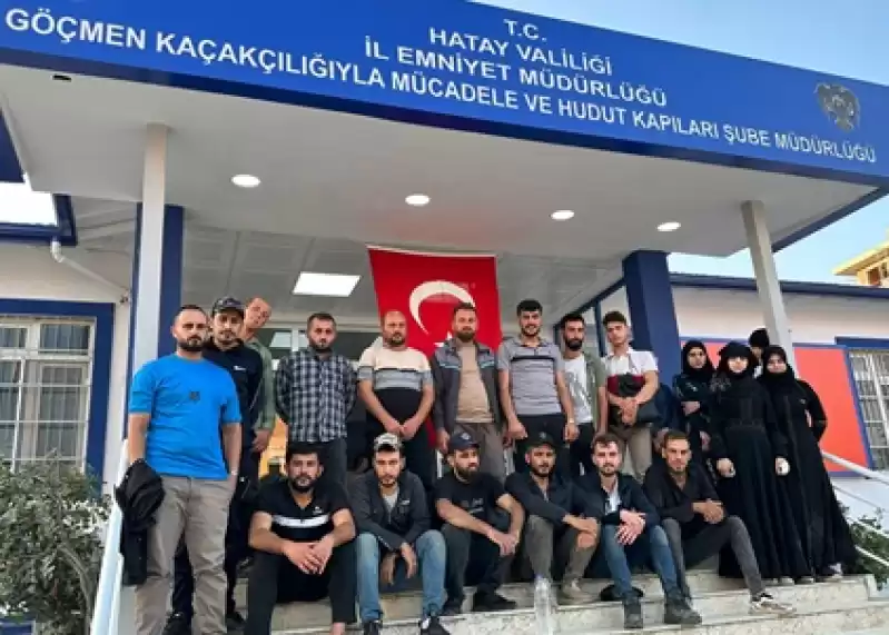 Hatay'da 28 Düzensiz Göçmen Yakalandı