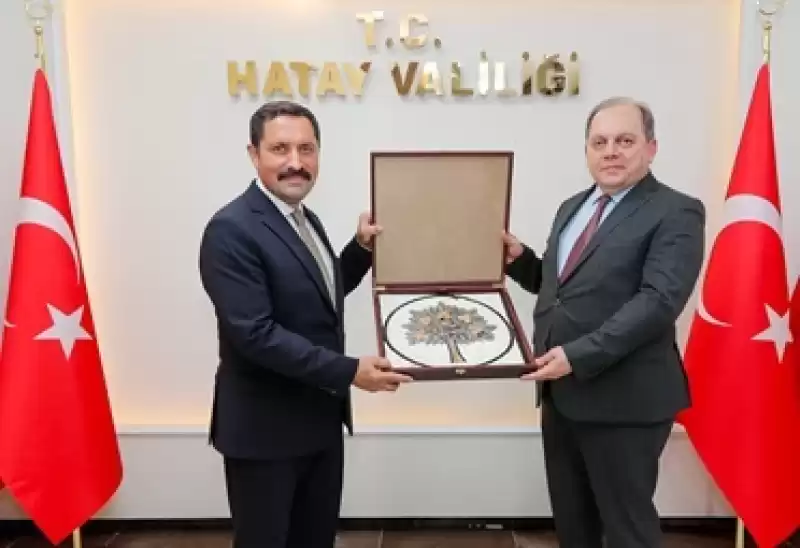Yargıtay Başkanı Ömer Kerkez, Hatay Valisi Masatlı'yı Ziyaret Etti