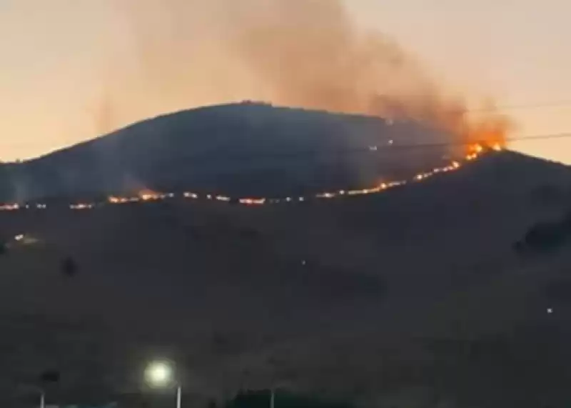 Korkutan Yangın Saatler Sonra Söndürüldü