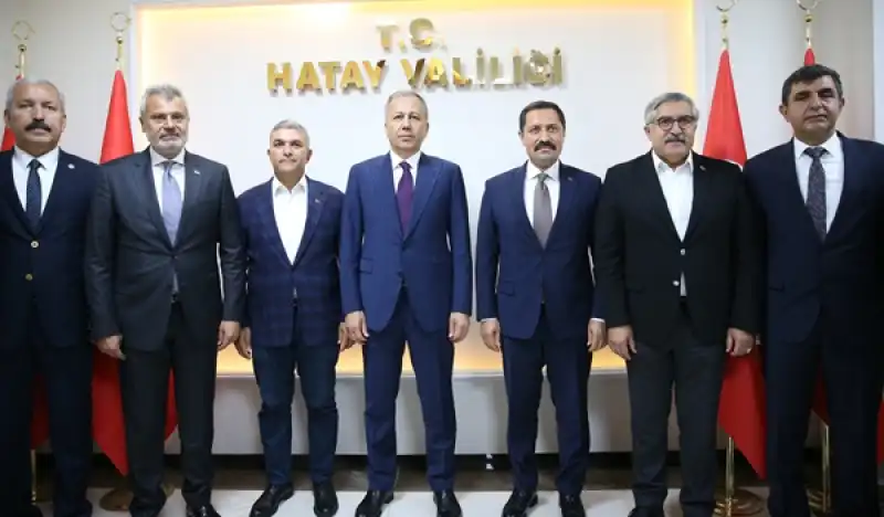 İçişleri Bakanı Yerlikaya, Hatay'da