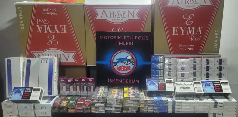 Hatay'da 130 Bin Makaron Ve 880 Paket Kaçak Sigara Ele Geçirildi