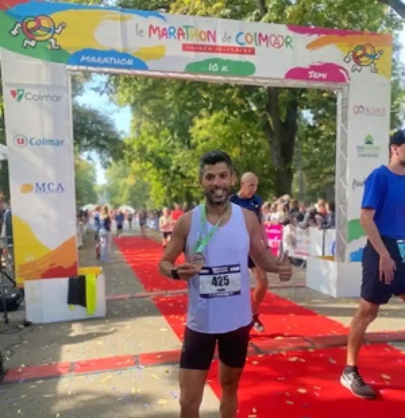 Kamil İnak, Colmar Maratonu’nu Zirvede Tamamladı
