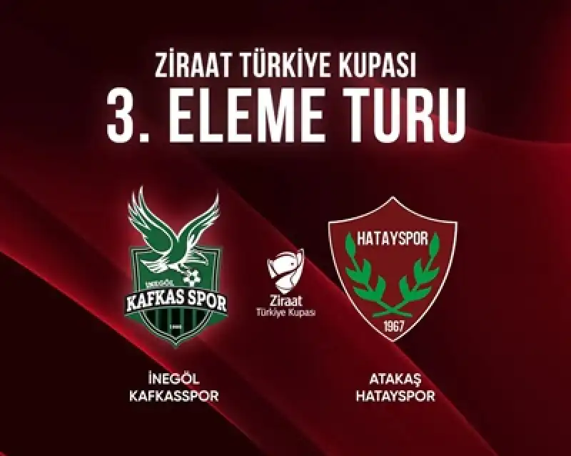Ziraat Türkiye Kupası 3. Eleme Turu Eşleşmeleri Belli Oldu