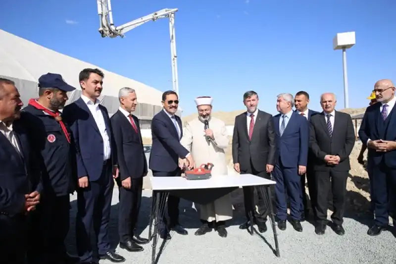 Diyanet İşleri Başkanı Erbaş Hatay'da Toplu Açılış Ve Temel Atma Törenine Katıldı