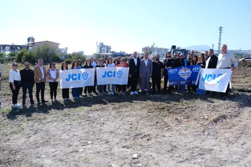 Defne Belediyesi İş Birliğiyle JCI HUB Gençlik Merkezi Projesinin Temel Atma Töreni Gerçekleştirildi