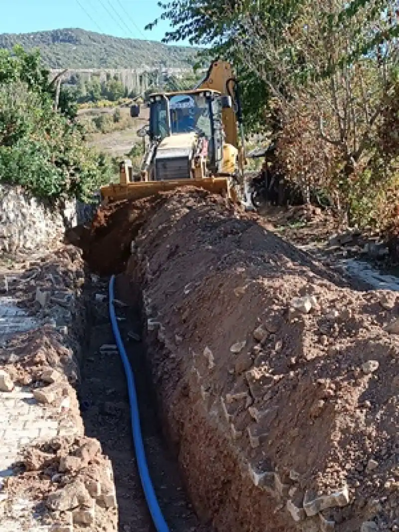 Yayladağı Gürışık’ta Eskimiş şebeke Yenileniyor