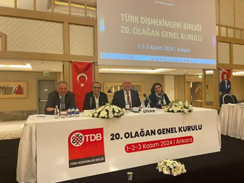 TDB 20. Genel Kurulu Divan Başkanlığını Nebil Seyfettin Yaptı