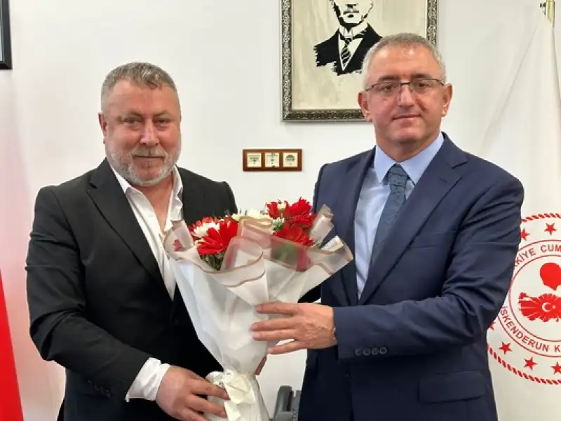 İskenderun Gazeteciler Cemiyeti’nden Kaymakam Muhammet Önder’e “Hayırlı Olsun” Ziyareti