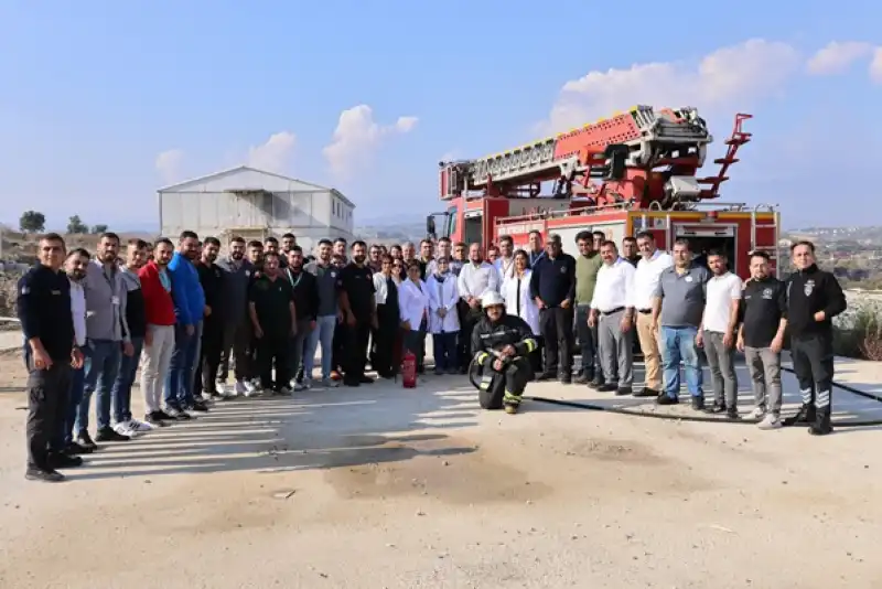 İtfaiye ’den Defne Devlet Hastanesinde Yangın Tatbikatı
