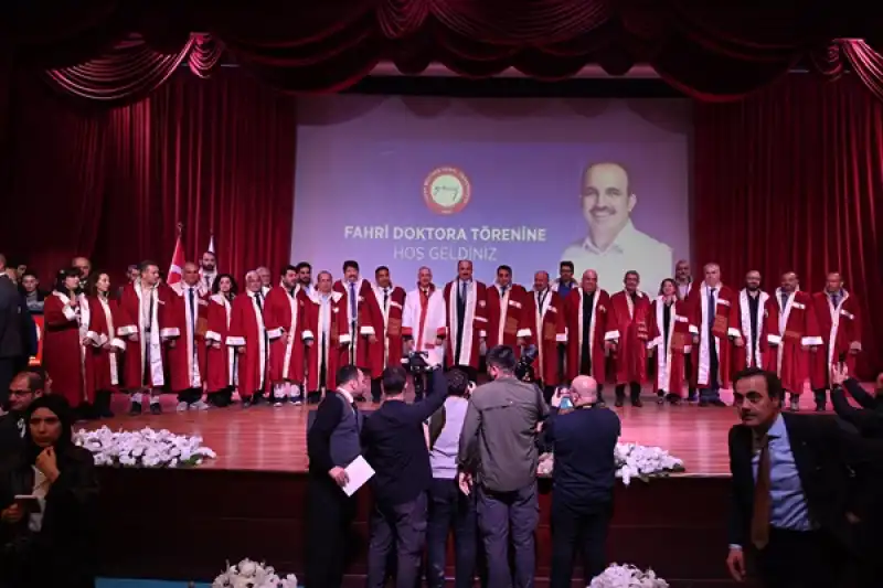 HMKÜ Senatosu’nun Fahri Doktor Unvanı Başkan Uğur İbrahim Altaya