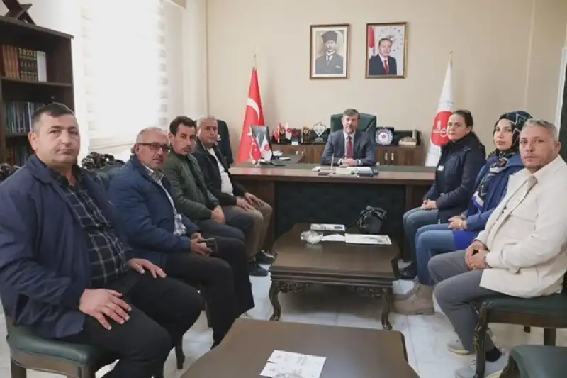 Antakya Muhtarlarından İl Müftüsü Mevlüt Topçu'ya Ziyaret