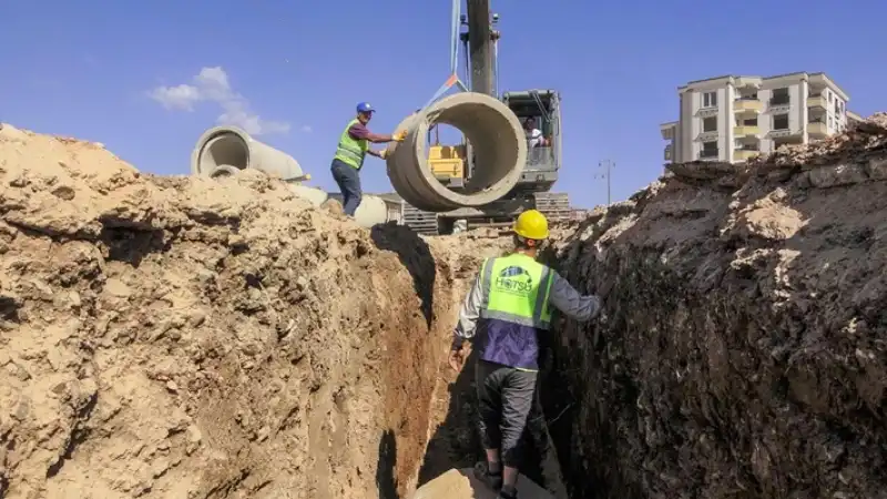 148 Bin 894 Metre Yeni Altyapı Yapıldı