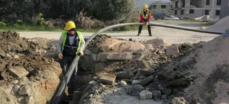 Samandağ’daki Dev Içme Suyu Inşaatı Tüm Hızıyla Devam Ediyor