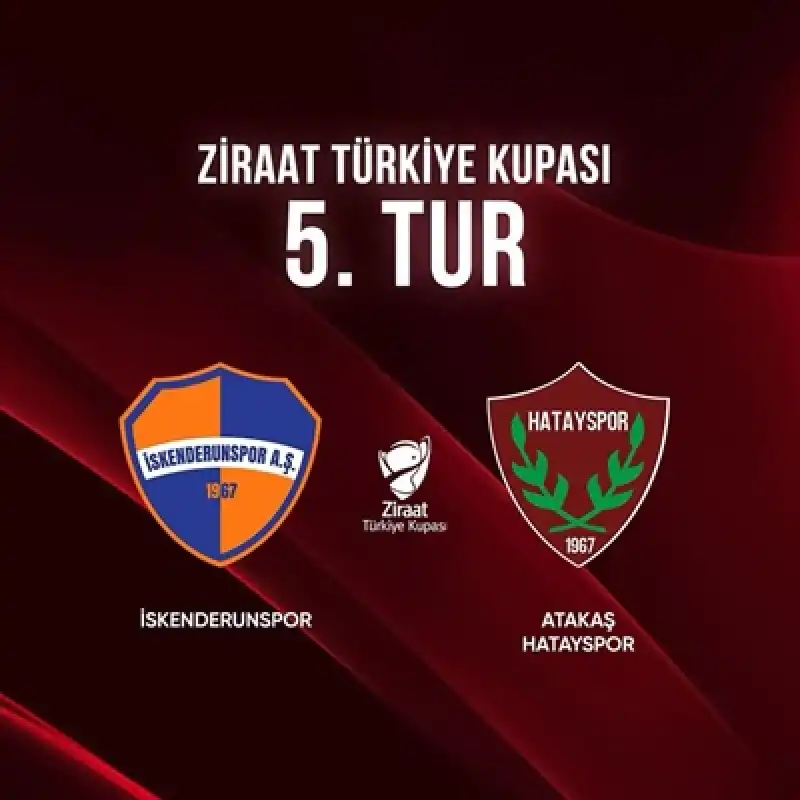 Kupada Hatay Derbisi! İskenderunspor-Hatayspor