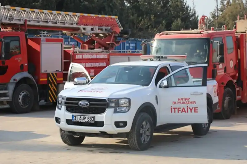 HBB öz Varlıklarıyla Gücüne Güç Katıyor Hatay Itfaiyesi Araç Filosuna Yeni Araçlar Kattı