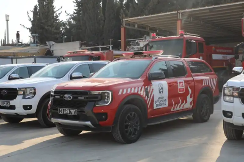 HBB öz Varlıklarıyla Gücüne Güç Katıyor Hatay Itfaiyesi Araç Filosuna Yeni Araçlar Kattı