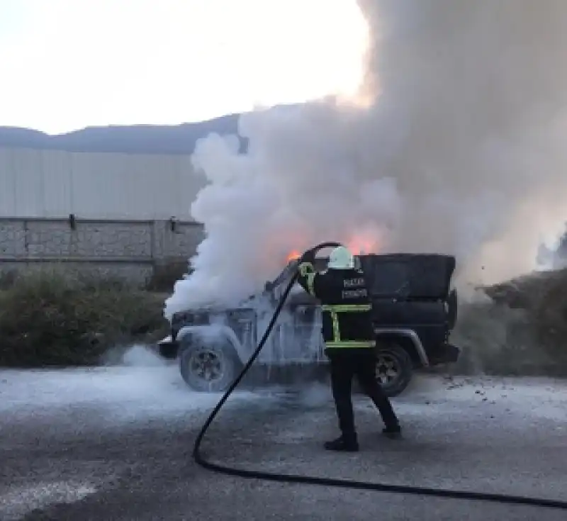 Hatay'da Seyir Halindeki Cipte çıkan Yangın Söndürüldü