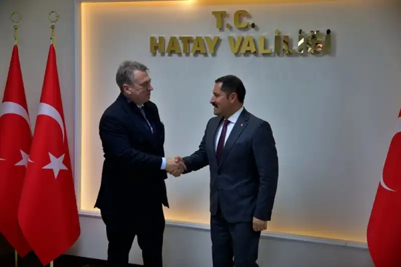 AB Türkiye Delegasyonu Başkanı Büyükelçi Ossowski, Hatay'da Temaslarda Bulundu 