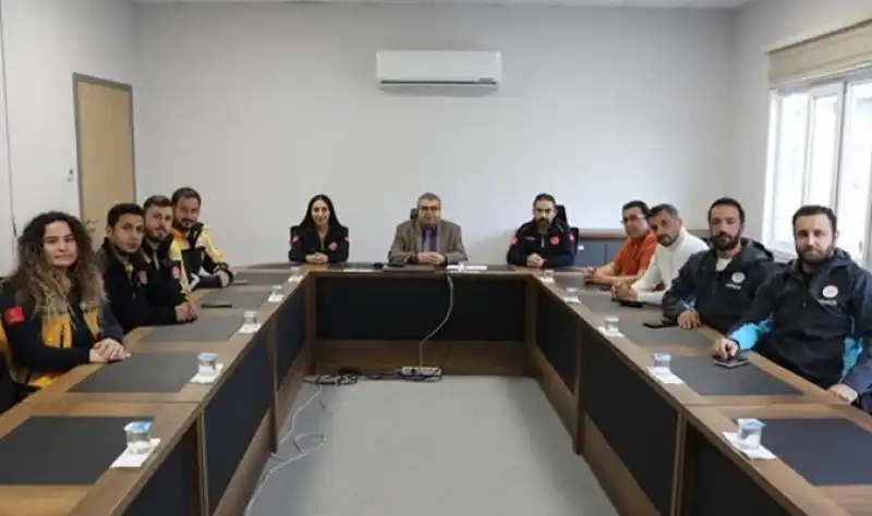 Suriye'den Dönen Sağlık Ekibe Teşekkür Belgesi Verildi 