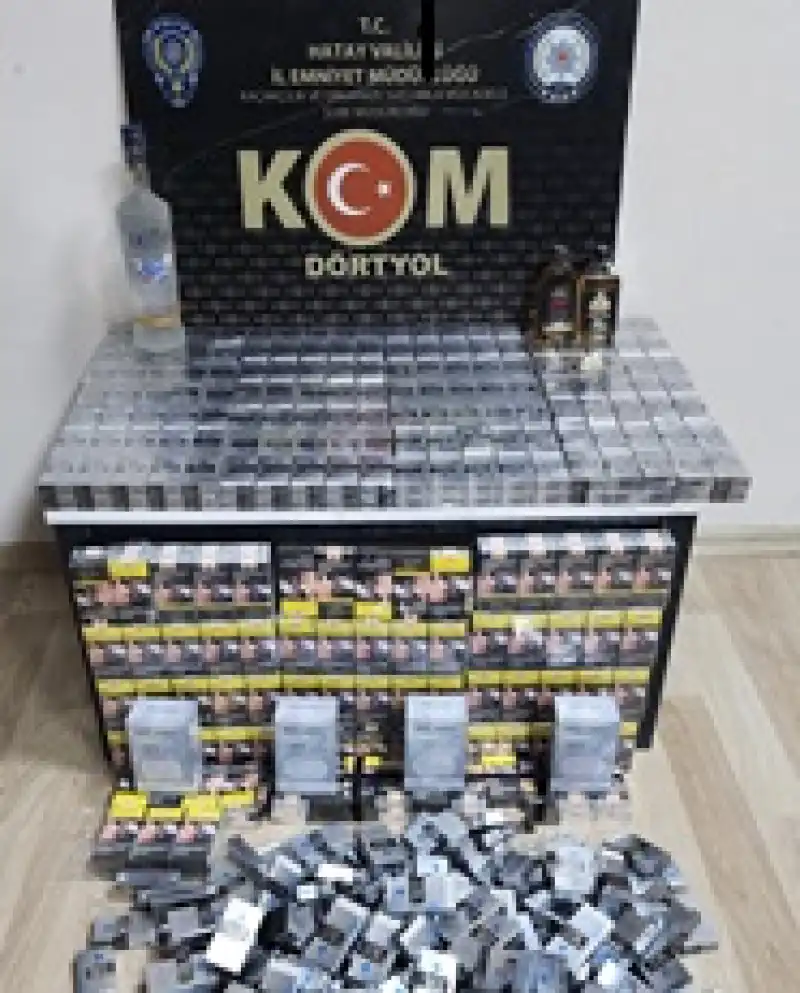 Hatay'da 440 Paket Kaçak Sigara Ele Geçirildi