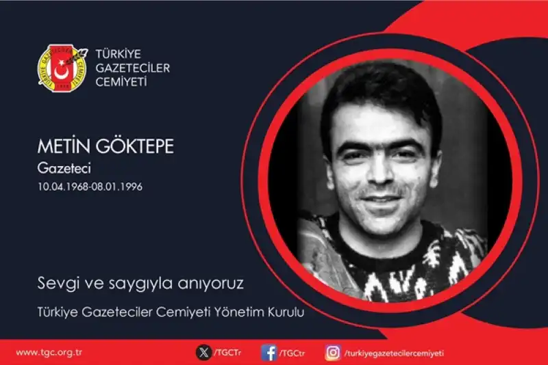 TGC: Metin Göktepe’yi Sevgi Ve Saygıyla Anıyoruz