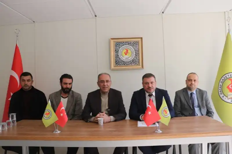 Antakya Belediye Başkanı Hatay Gazeteciler Cemiyeti’nde