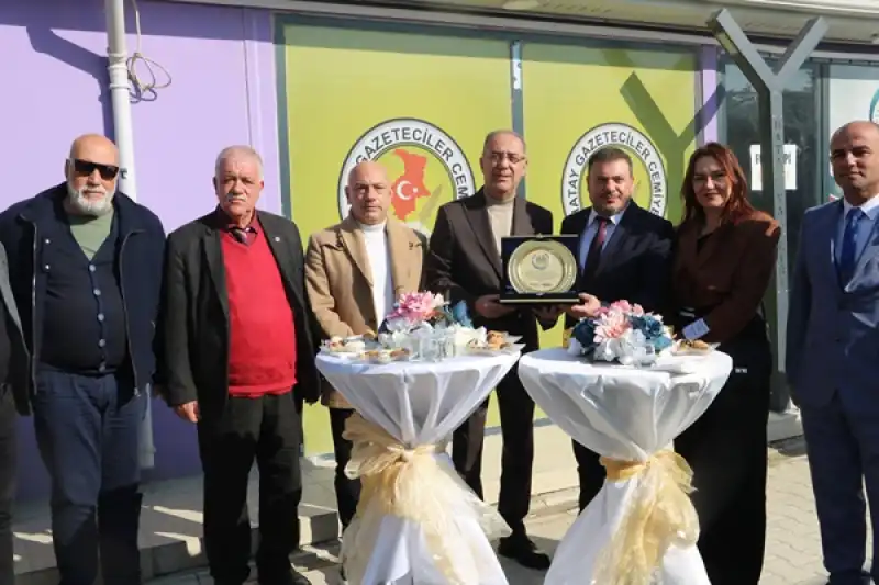 Antakya Belediye Başkanı Hatay Gazeteciler Cemiyeti’nde