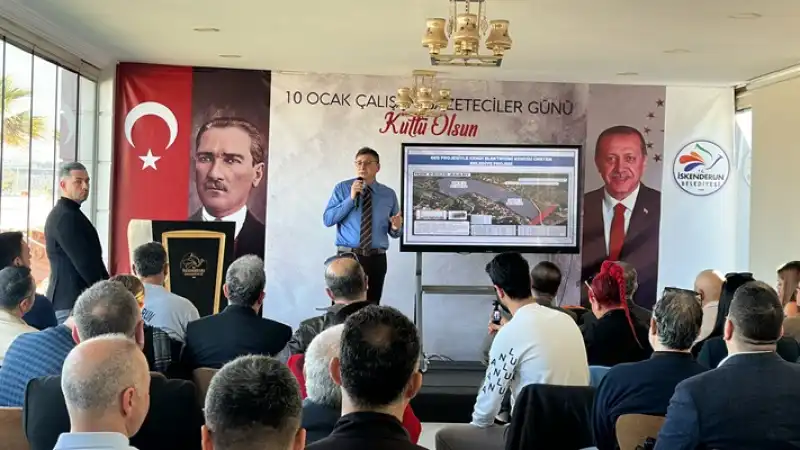 İskenderun'da 10 Ocak Çalışan Gazeteciler Günü Kutlandı 
