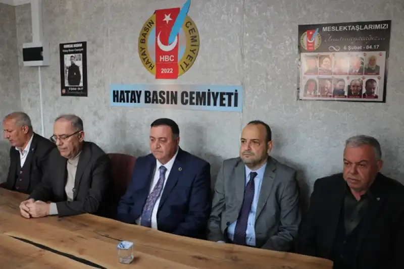 Hatay'da Depremde Yaşamını Yitiren Gazeteciler Anıldı