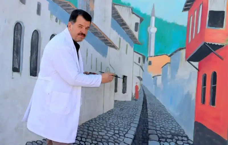 Eski Antakya, Yusuf Altunay’ın Fırçasından Duvara Taşındı