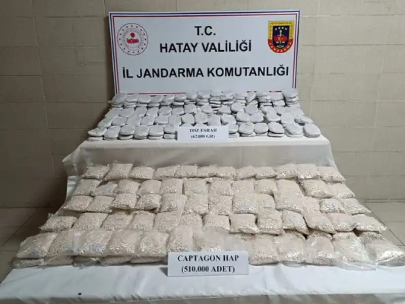 Hatay'da Uyuşturucu Operasyonunda 2 Zanlı Yakalandı