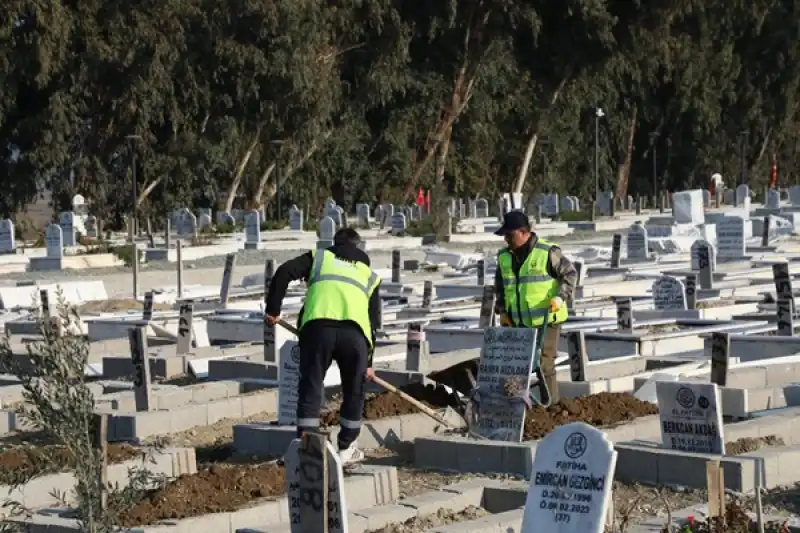 HBB Mezarlıklarda Teyakkuz Halinde 6 Şubat Yıldönümüne özel Hazırlıklar