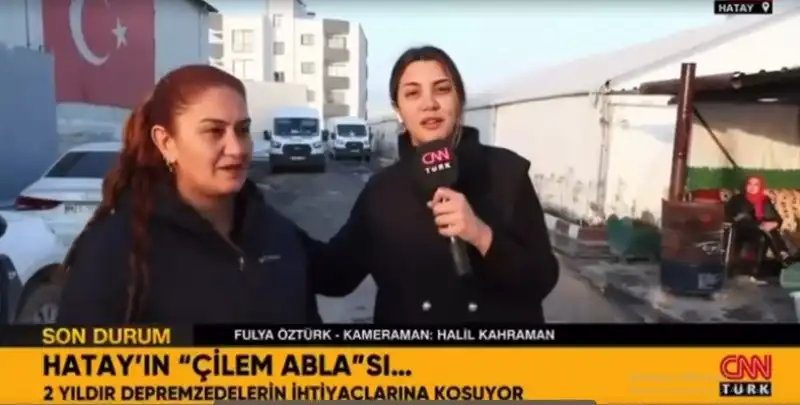 Depremzedelerin Çilem Ablası