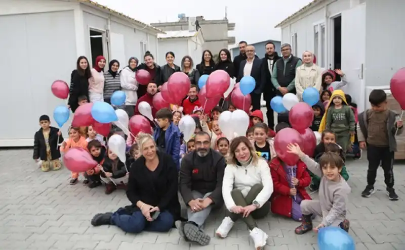 Hatay'da Konteyner Kentteki Anaokuluna Eğitim Desteği