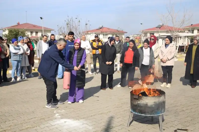 İtfaiyeden Sevgi Evlerinde Yangın Tatbikatı