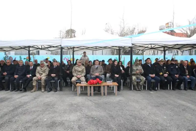 Hatay'da Kalp Krizinden Yaşamını Yitiren Astsubay Adına Yaptırılan Anaokulu Açıldı