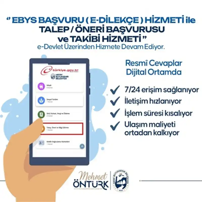 HBB’den E-devlette Yeni Hizmet Resmî Cevaplar Dijital Ortamda