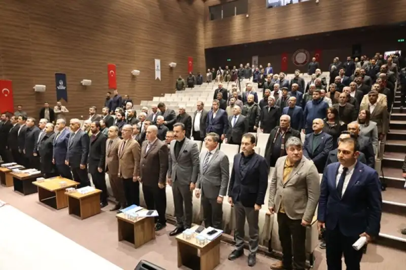 HBB Meclisi Kırıkhan’da Toplandı, Kurum’a Hemşerilik Beratı Verildi