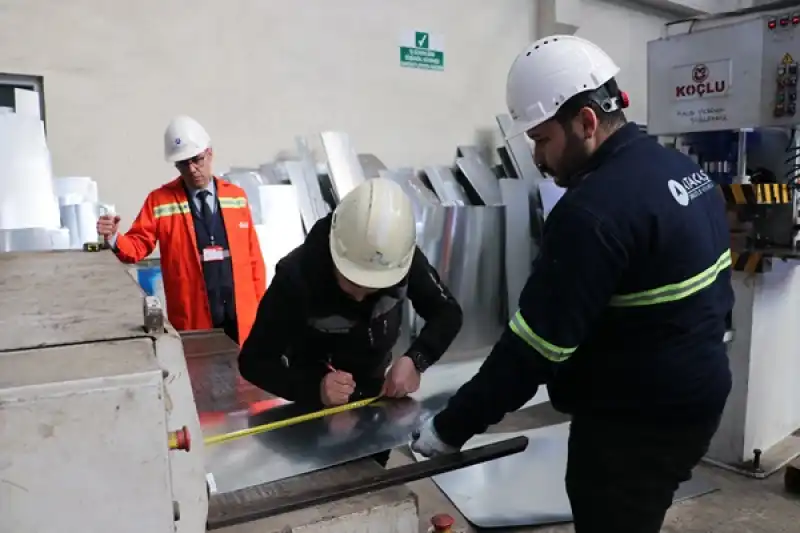 Hatay'da Yassı çelik üretimi Yapan Firmalar Denetlendi