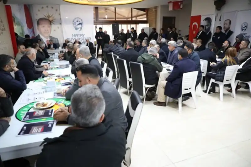 Öntürk, Kırıkhan’da Muhtarlarla Istişare Etti