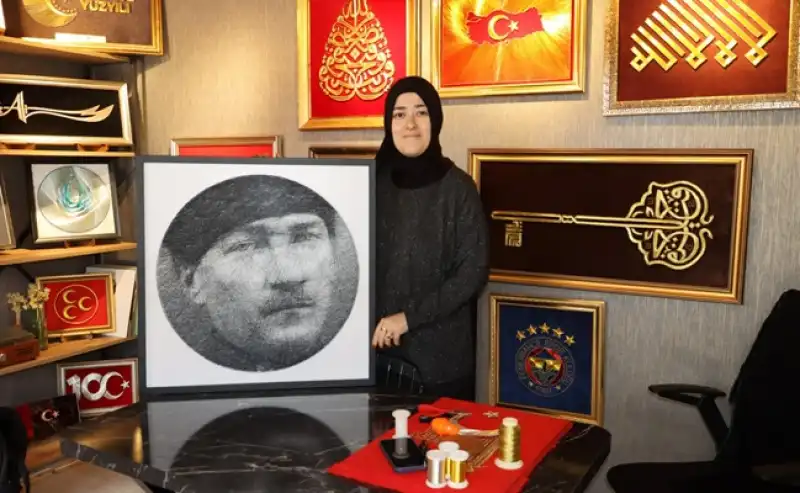 String Art Sanatıyla Göz Kamaştırıcı Portreler