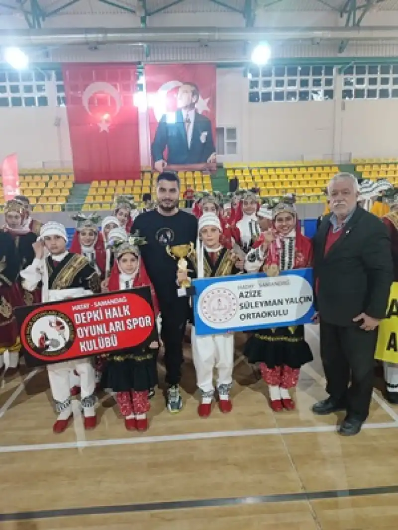 Hatay'da Halk Oyunları İl Birinciliği Yarışması Büyük Coşkuyla Gerçekleşti