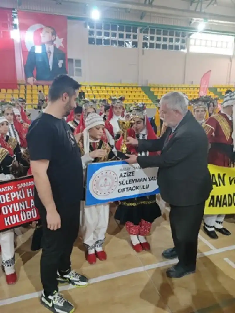 Hatay'da Halk Oyunları İl Birinciliği Yarışması Büyük Coşkuyla Gerçekleşti