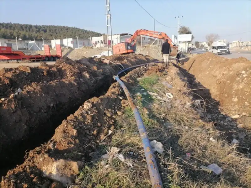 HATSU Arızalara Hızlı Müdahale Için çalışıyor Parsel Içinde Kalan Hatlar Deplase Ediliyor