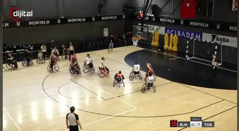 Tosyalı İskenderun Engelliler Basketbol Takımı Beşiktaş Deplasmanından Galibiyetle Dönüyor 79-72