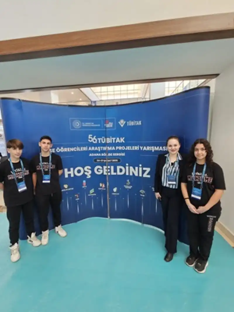 İskenderun İstiklal Makzume Anadolu Lisesi TÜBİTAK Bölge Finallerinde