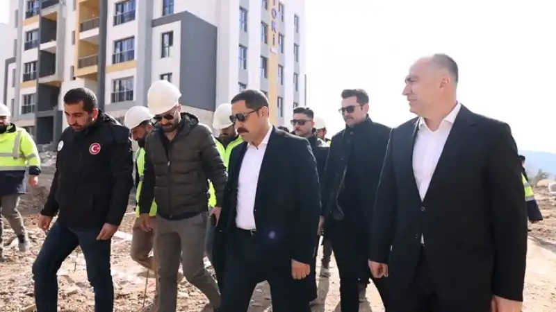 Hatay Dörtyol'da Deprem Konutlarının Yapımı Sürüyor