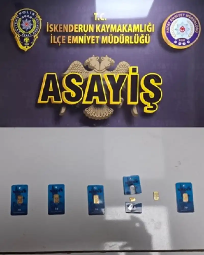 Kuyumculara Sahte Altın Satan Şüpheli Yakalandı 